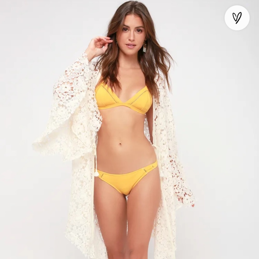 Free People Move Over Lace Kimono